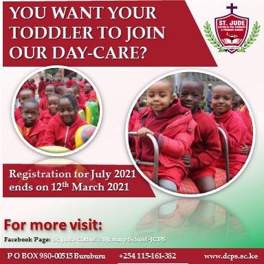 Registration for July 2021 Daycare intake CLOSED!